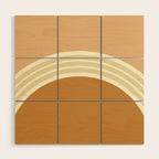 one day âÂ earthen clay layers 2 Wood Wall Art Gallery Image 1