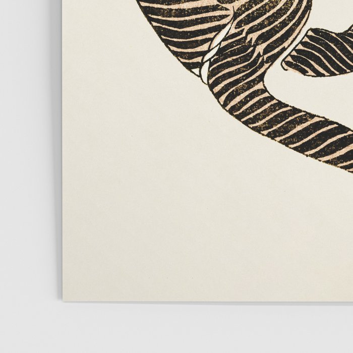 Japanese Tigers by Taguchi Tomoki 1860-1869 - Tiger Poster Gallery Image 3