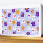 Lucky Waving Kitty Cat Maneki Neko Wall Mural Gallery Image 2