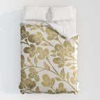Cherry Blossoms - Gold Palette Duvet Cover Gallery Image 6