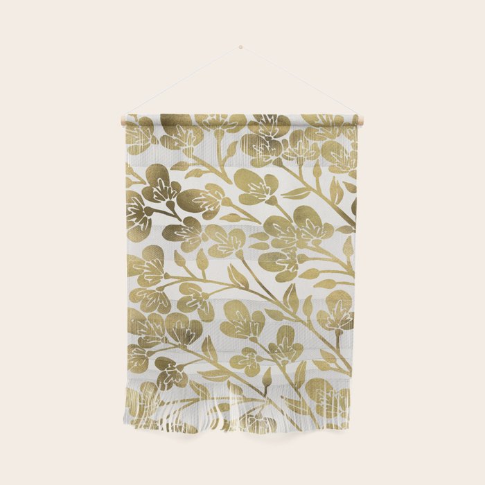 Cherry Blossoms - Gold Palette Wall Hanging Gallery Image 1