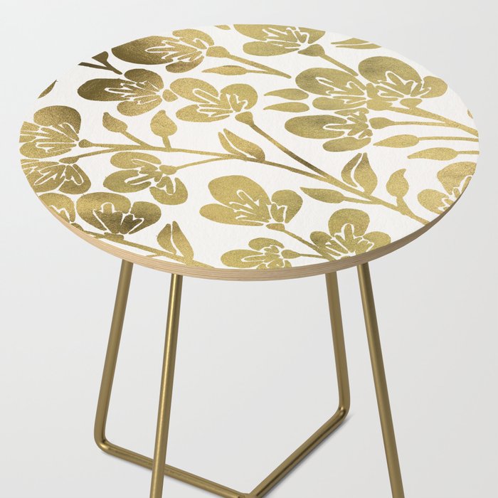 Cherry Blossoms - Gold Palette Side Table Gallery Image 2
