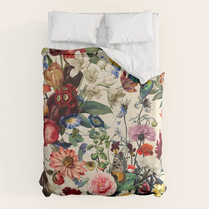 Flower Garden Serenade Duvet Cover Gallery Image 1