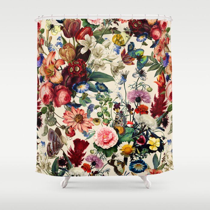 Flower Garden Serenade Shower Curtain Gallery Image 1