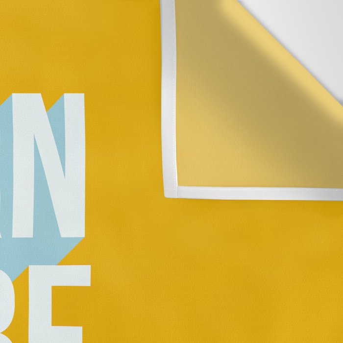 Born to be Happy - Positive Retro Typography  Wall Tapestry Gallery Image 3