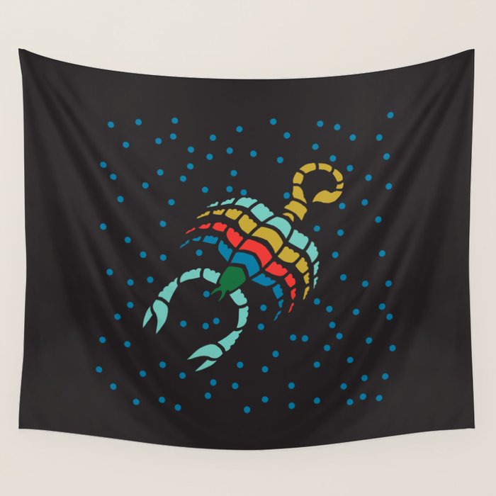 ZODIAC SCORPIO Wall Tapestry Gallery Image 4