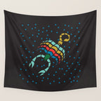 ZODIAC SCORPIO Wall Tapestry Gallery Image 4