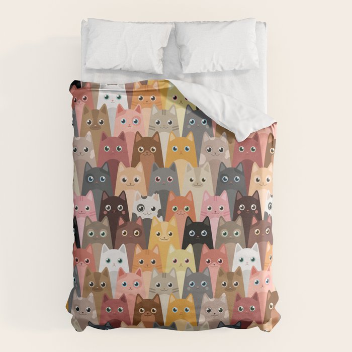 Cats Pattern Duvet Cover Gallery Image 6