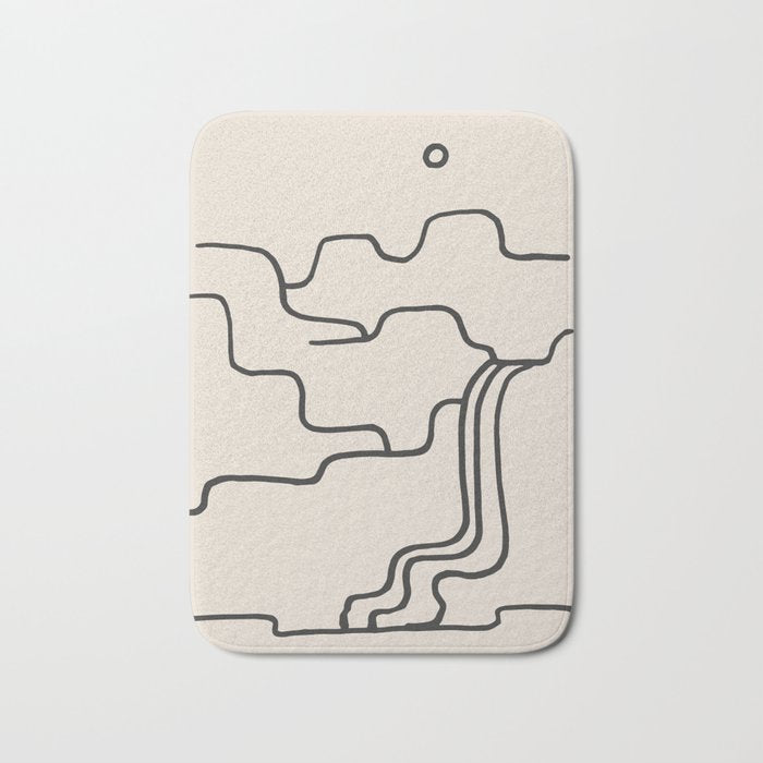 river somewhere Bath Mat Gallery Image 1