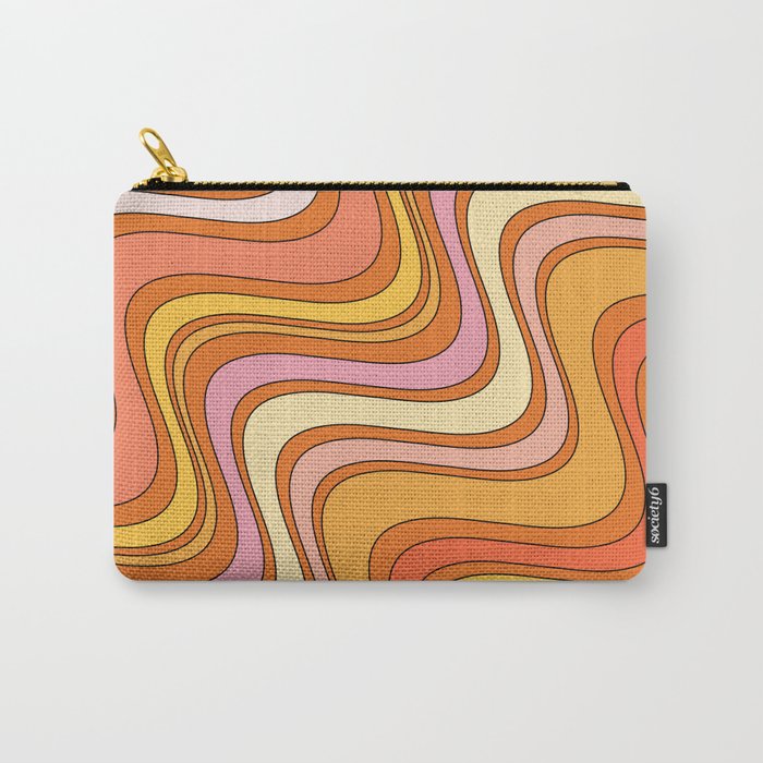 Retro Waves Carry All Pouch Gallery Image 1