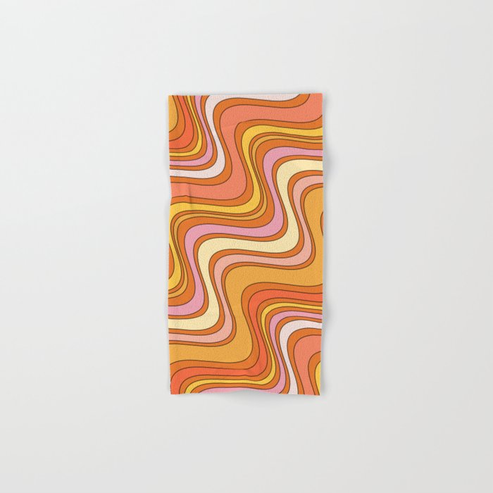 Retro Waves Bath Towel Gallery Image 1