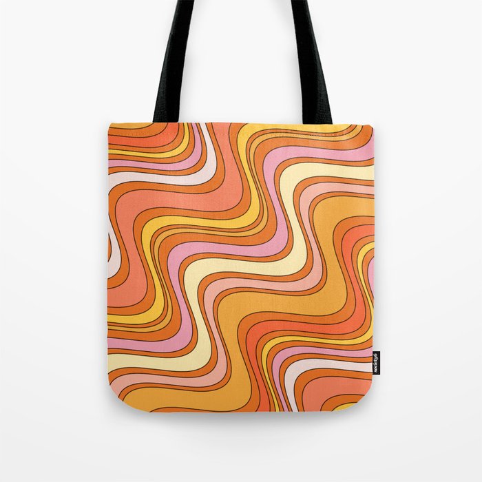 Retro Waves Tote Bag Gallery Image 1