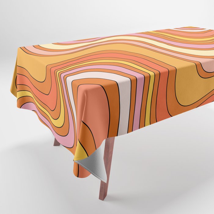 Retro Waves Tablecloth Gallery Image 1