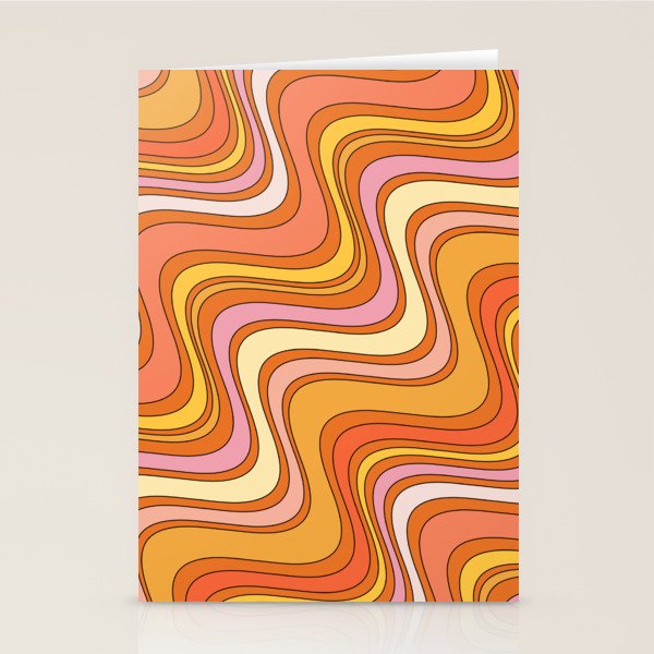 Retro Waves Stationery Card Gallery Image 2
