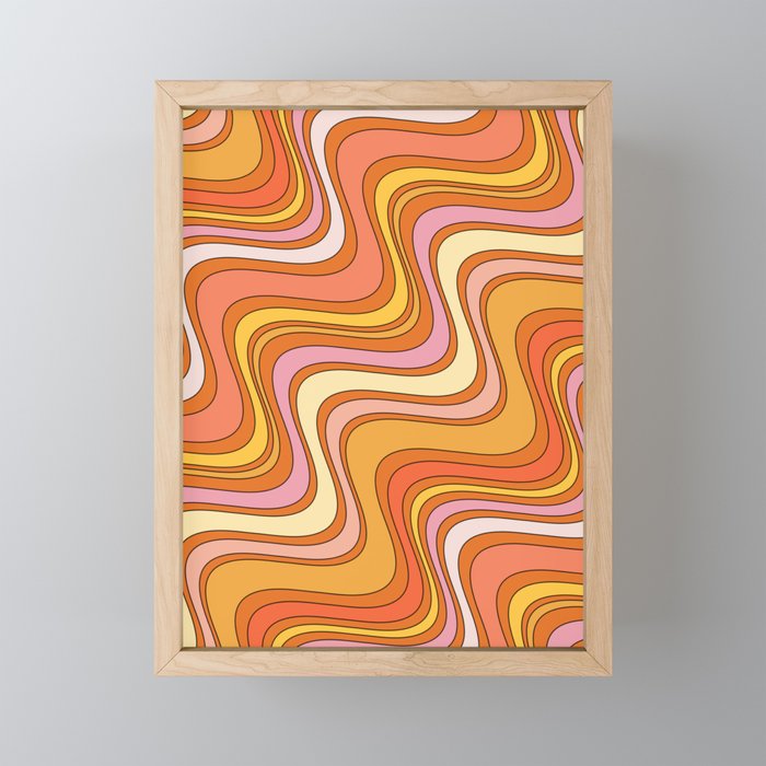 Retro Waves Mini Art Print Gallery Image 1