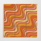 Retro Waves Wood Wall Art Gallery Image 1