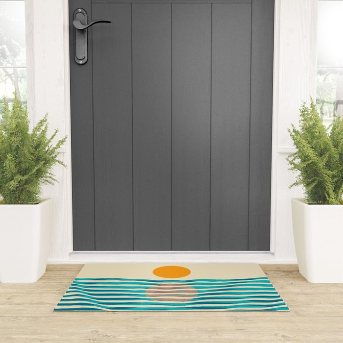 Ocean current Welcome Mat Gallery Image 3