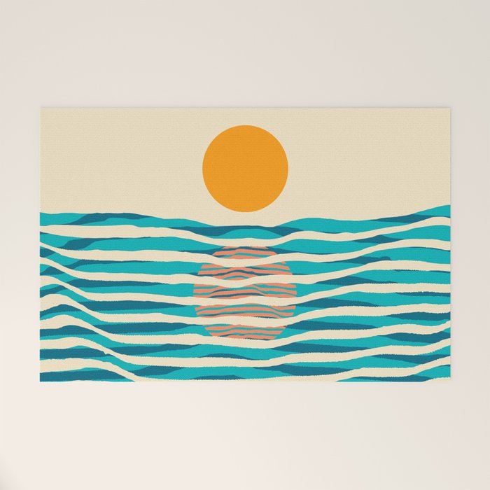 Ocean current Welcome Mat Gallery Image 1