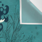 Vampire Mermaid on Aqua Wall Tapestry Gallery Image 3