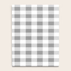 Gingham Large Gray White Notebook Gallery Image 4