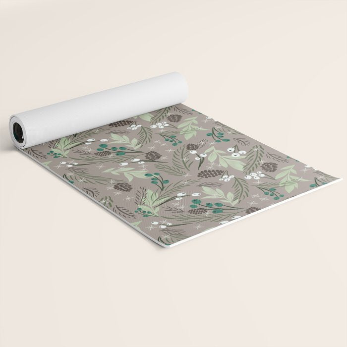 Christmas Foliage - Earth Yoga Mat Gallery Image 2