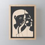 Abstract Faces 14 Mini Art Print Gallery Image 1