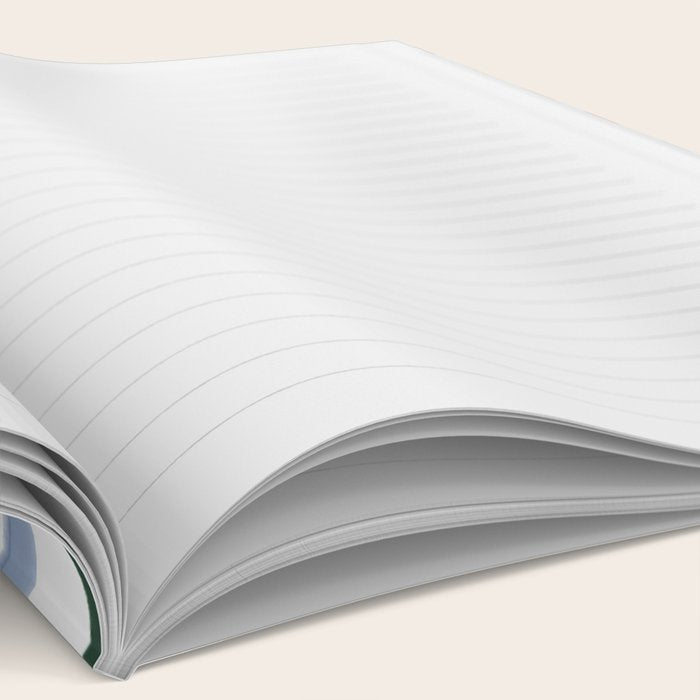 Classic Summer Watercolor Stripes Notebook Gallery Image 2