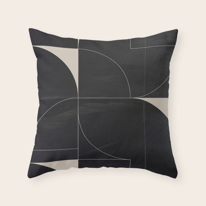 Minimal Geometric Shapes 210 Throw Pillow Gallery Image 6