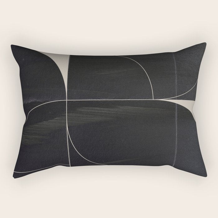 Minimal Geometric Shapes 210 Rectangular Pillow Gallery Image 1