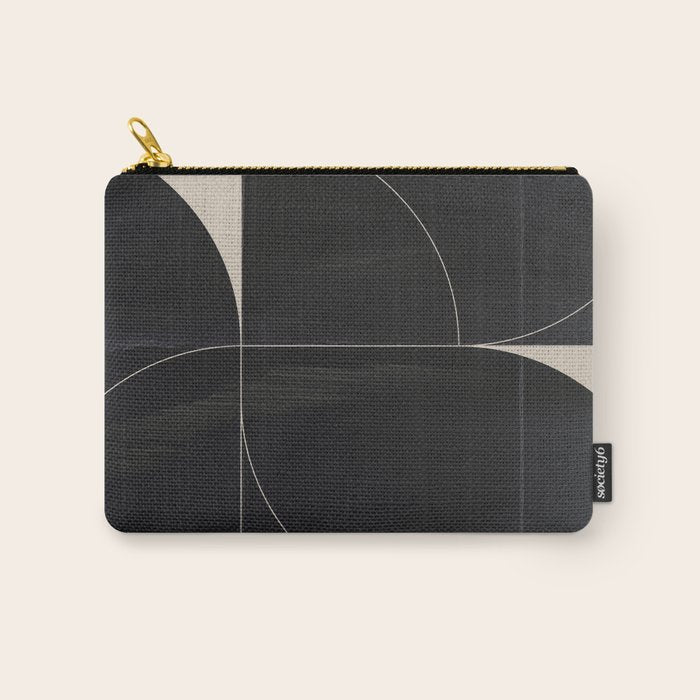 Minimal Geometric Shapes 210 Carry All Pouch Gallery Image 1