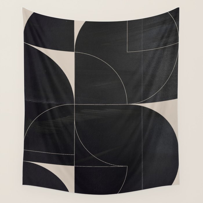 Minimal Geometric Shapes 210 Wall Tapestry Gallery Image 4