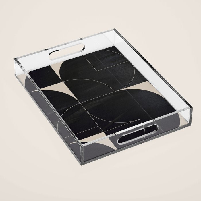 Minimal Geometric Shapes 210 Acrylic Tray Gallery Image 1