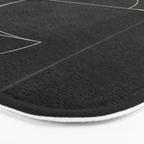 Minimal Geometric Shapes 210 Bath Mat Gallery Image 3