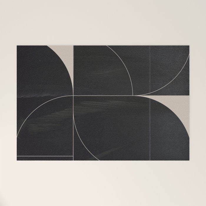 Minimal Geometric Shapes 210 Welcome Mat Gallery Image 1