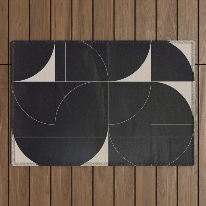 Minimal Geometric Shapes 210 Outdoor Rug Gallery Image 1