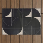 Minimal Geometric Shapes 210 Outdoor Rug Gallery Image 1