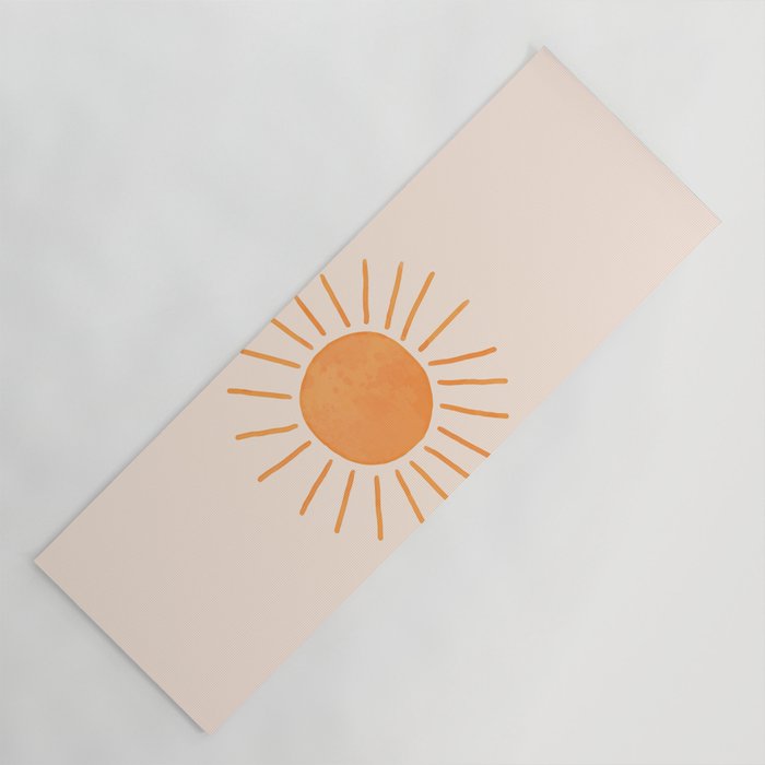 Sun Rays Yoga Mat Gallery Image 1