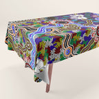 Authentic Aboriginal Art - Discovering Your Dreams Tablecloth Gallery Image 1