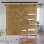 Buddhist Thangka Avalokiteshvara Shadakshari-Lokeshvara Wall Mural Gallery Image 1