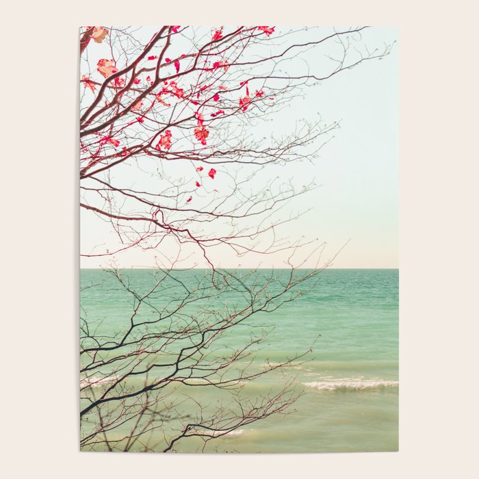 Autumn Beach Poster Gallery Image 1
