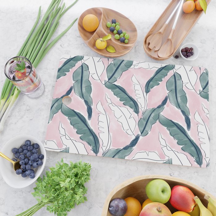 Banana Leaves Cutting Board Gallery Image 2