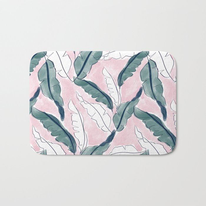 Banana Leaves Bath Mat Gallery Image 1