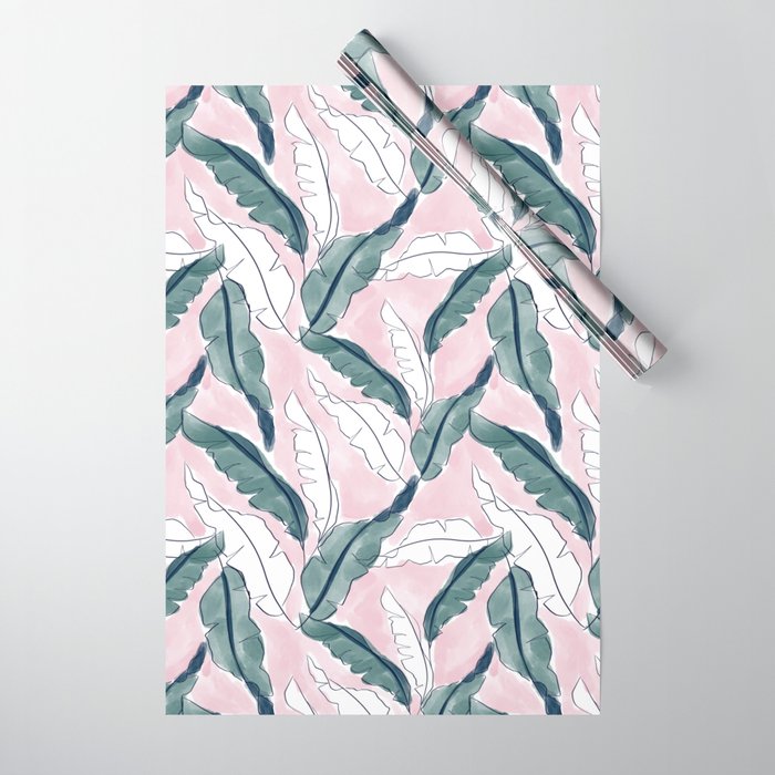 Banana Leaves Wrapping Paper Gallery Image 1