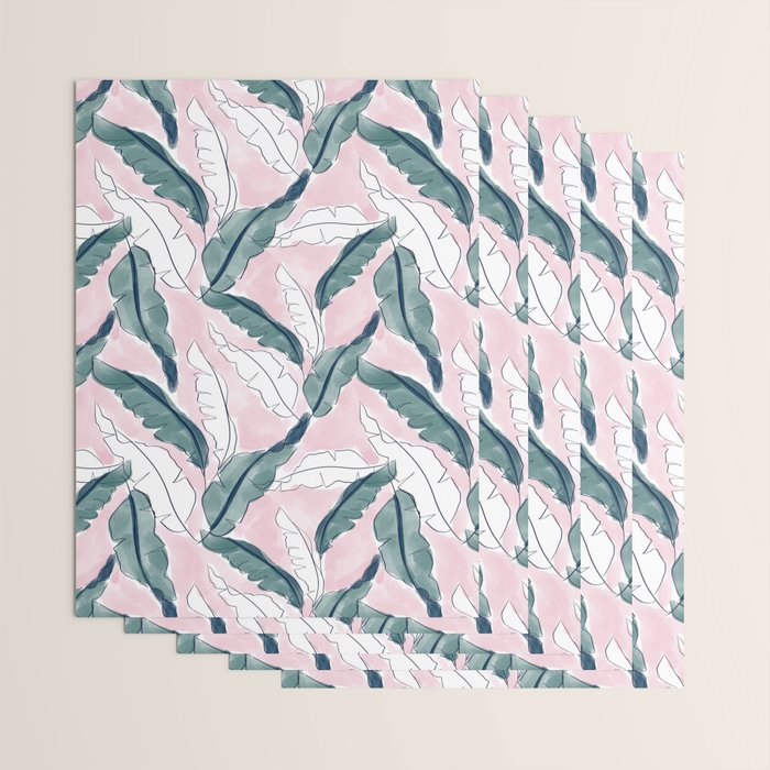 Banana Leaves Wrapping Paper Gallery Image 3