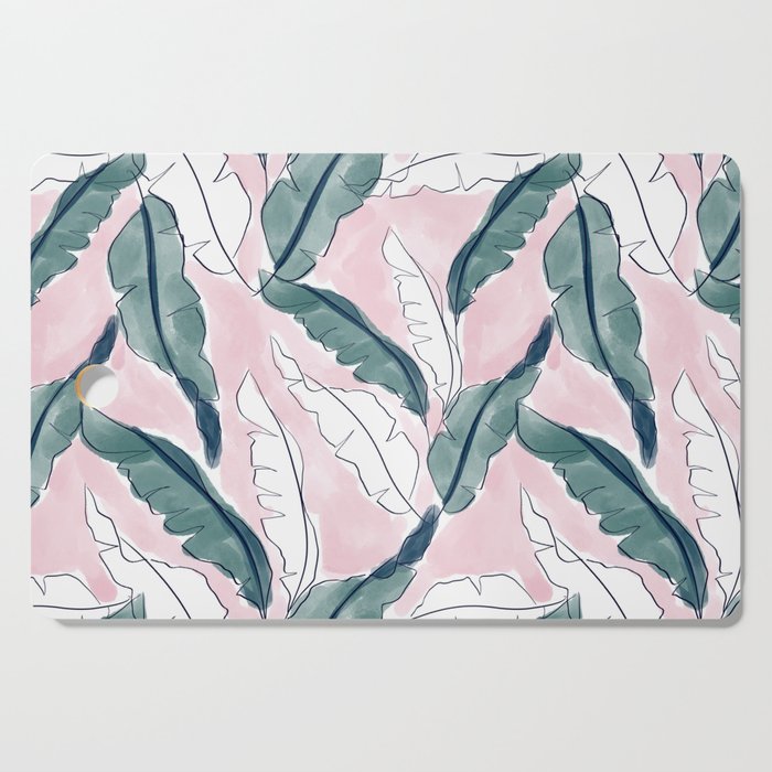 Banana Leaves Cutting Board Gallery Image 1