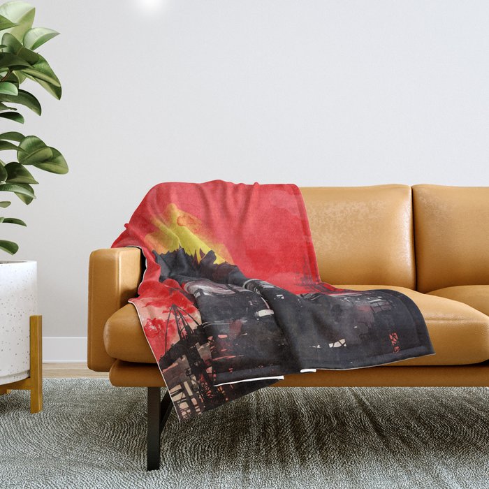 godzilla 5 Throw Blanket