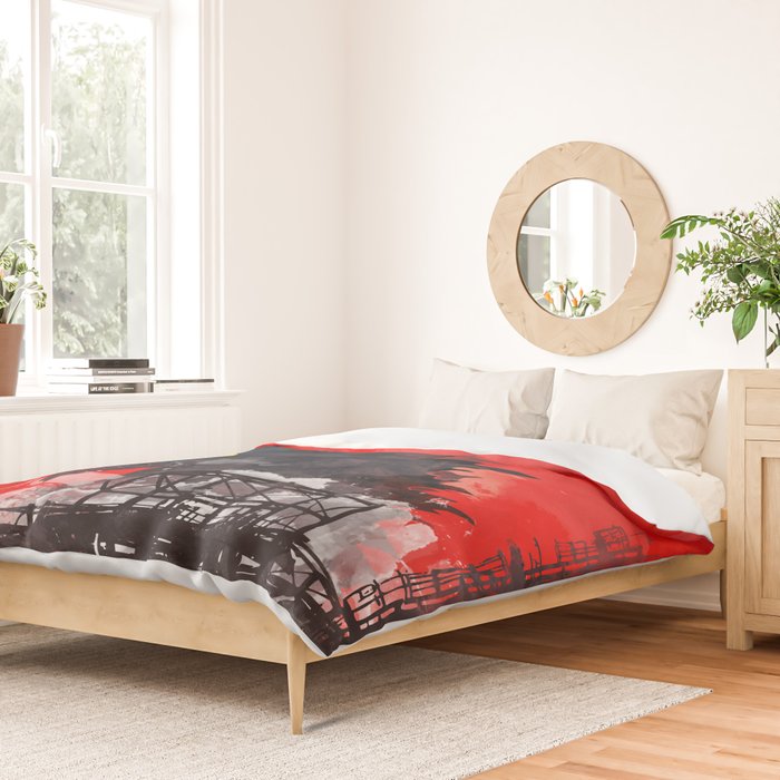 godzilla 5 Duvet Cover Gallery Image 2