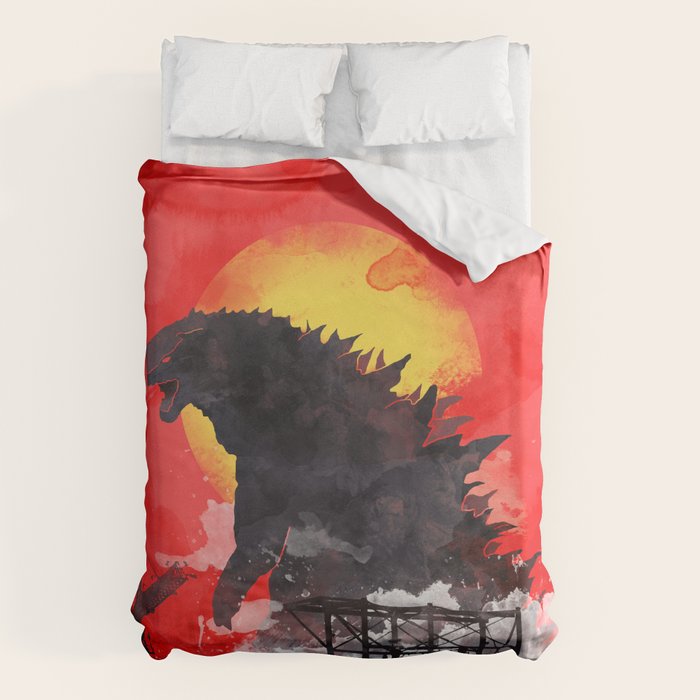 godzilla 5 Duvet Cover Gallery Image 6