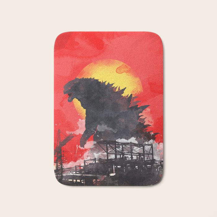 godzilla 5 Bath Mat Gallery Image 1