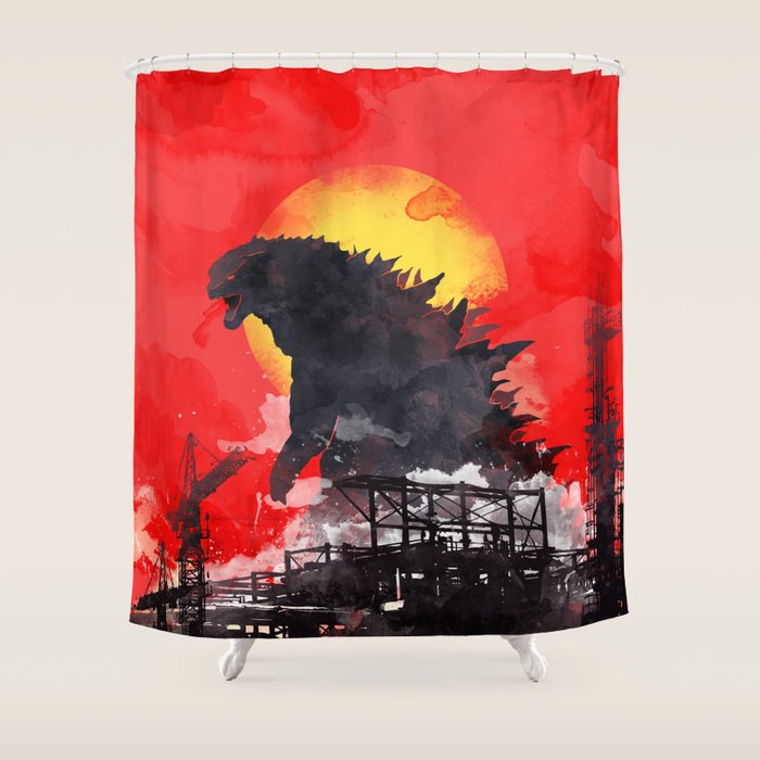 godzilla 5 Shower Curtain Gallery Image 1